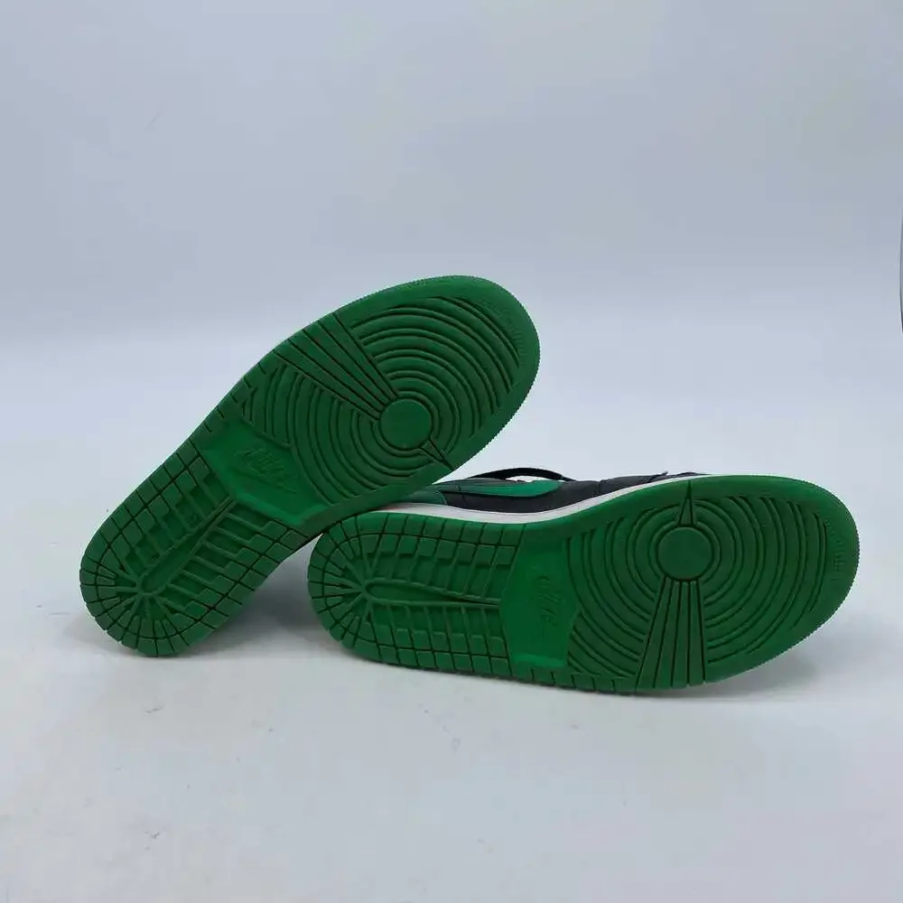 Jordan Black Green Leather Athletic Sneakers | Men’s Size 9